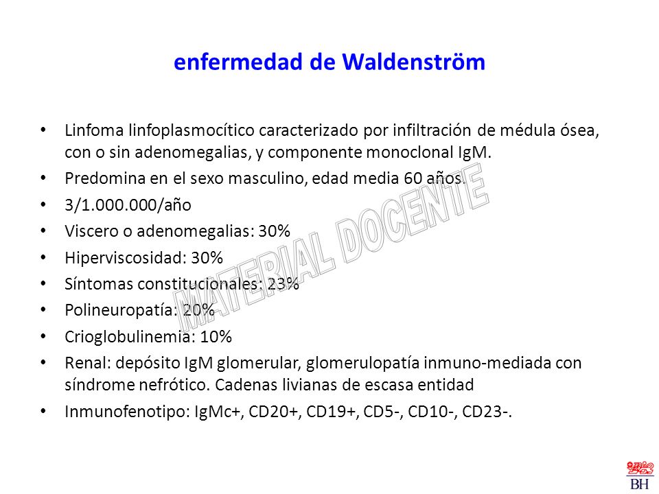 enfermedad de waldenstrom